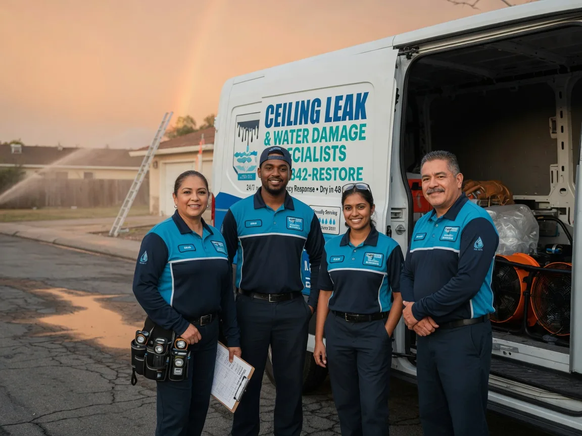 Ceiling Leak Cleanup company in Sacul, TX